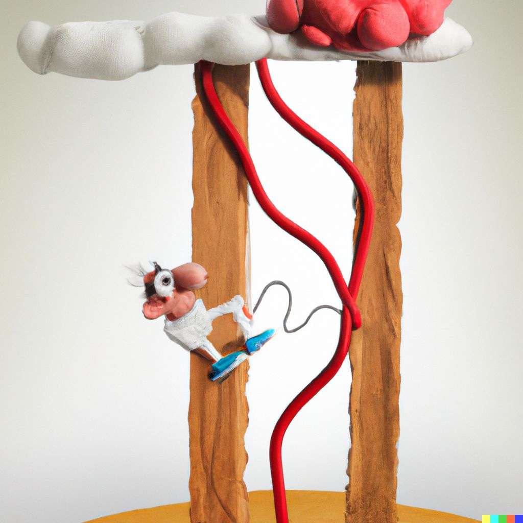 the discovery of gravity, claymation cartoon